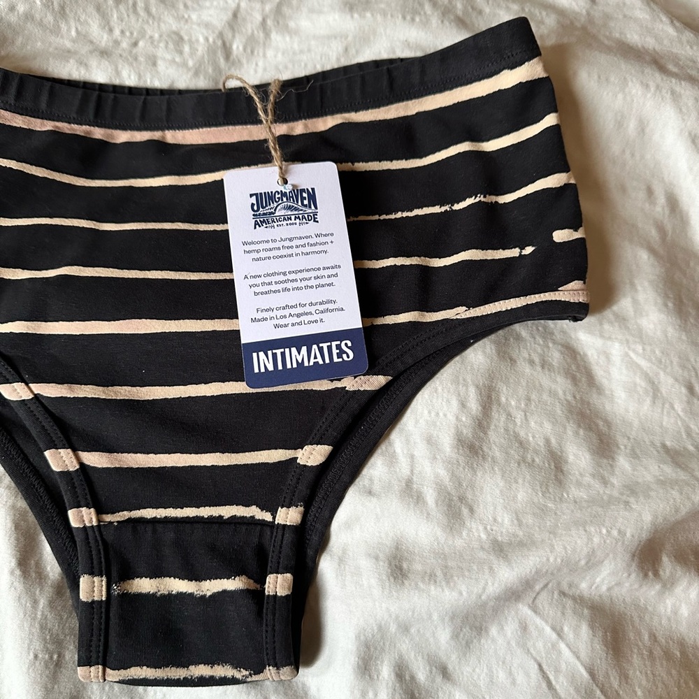 NWT Jungmaven Lines High Waist Brief Size Small